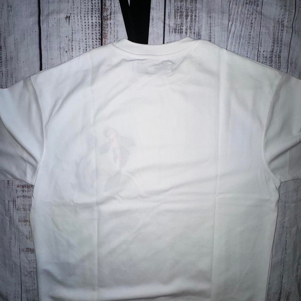 Irasuto Studios Kojin T-Shirt Optic White Embroidered Koi Fish Mens Medium NWT - Picture 5 of 7